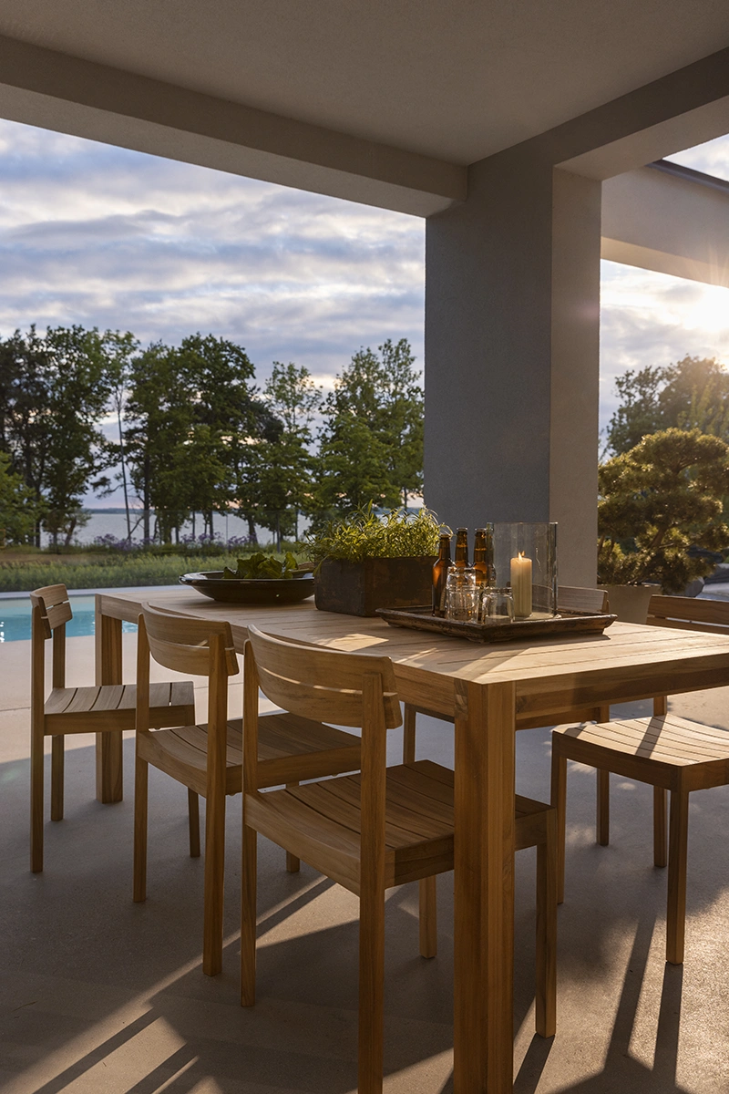 Laknäs matstol teak