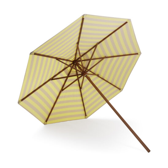 Skagerak Messina parasoll lemon/sand Ø300 cm