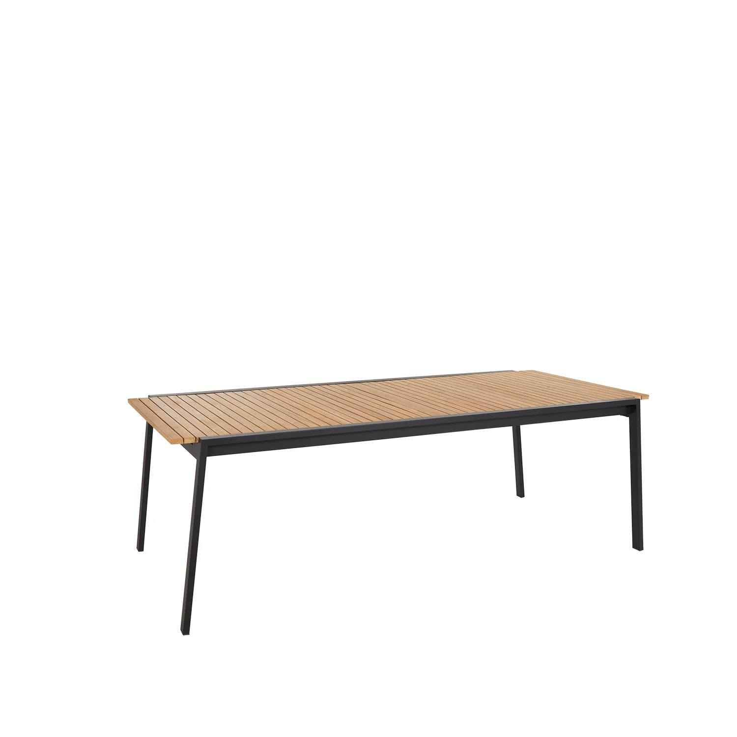 Product Image for Naos matbord Svart/teak 220-320x100 cm