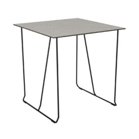 Sinarp bord Svart/Terrazzo 70x70 cm