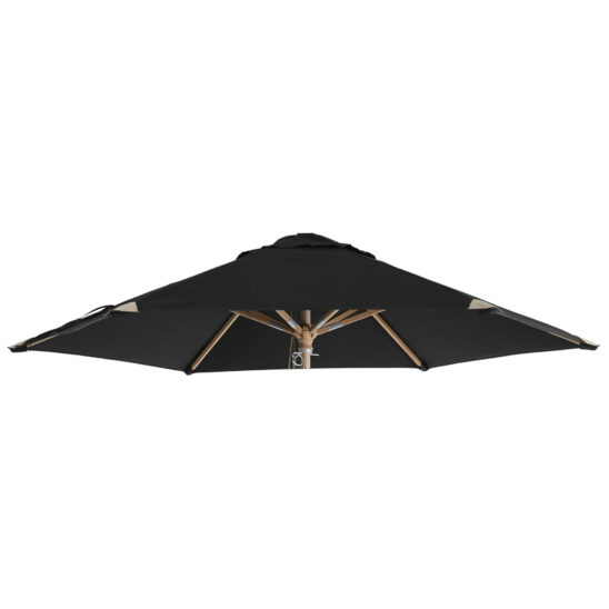 Parasollduk till Trieste i storleken Ø250 cm. Vackra läderskoningar och väv av 250 g...