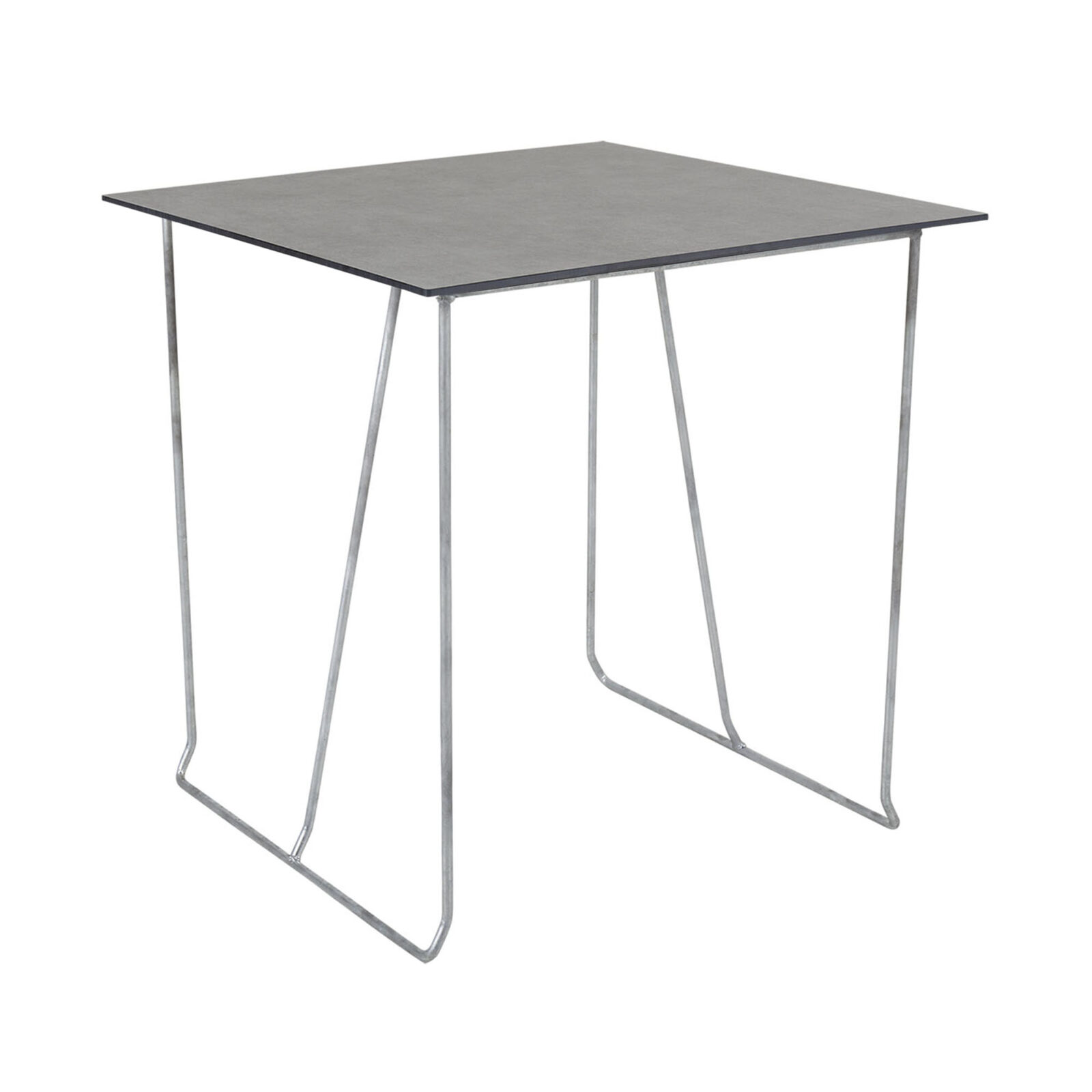Sinarp bord Galv/Grå Betong 70x70 cm