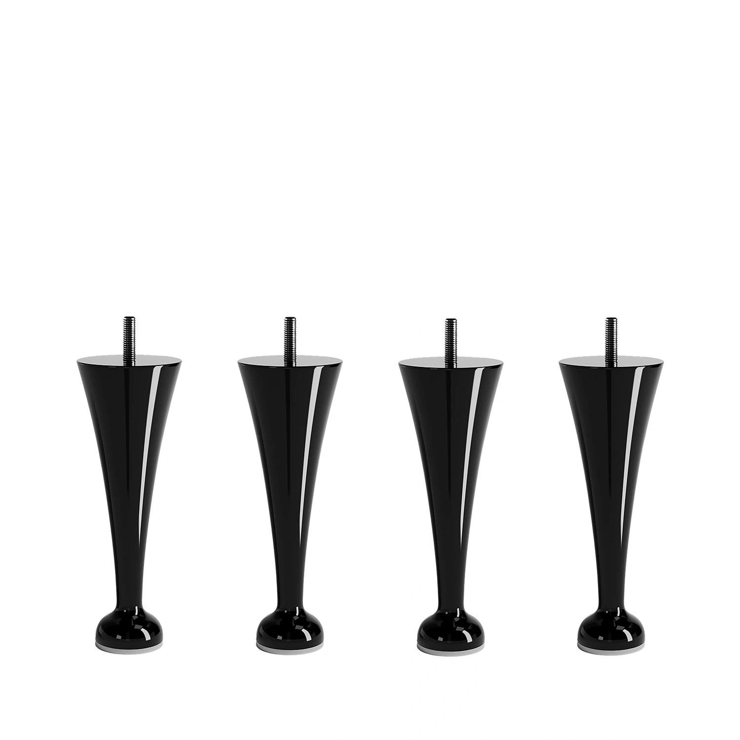 Product Image for Classic sängben svart - 17 cm