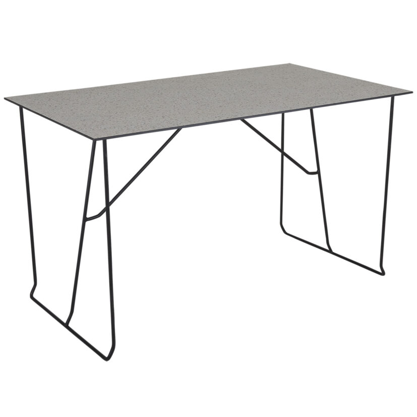 Sinarp bord Svart/Terrazzo 125x70 cm