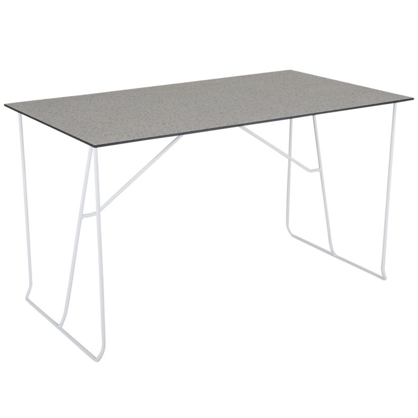 Sinarp bord Vit/Terrazzo 125x70 cm