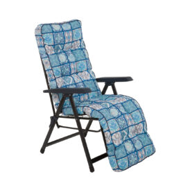 Baden-Baden vilstol med dyna – Marocko ljusblå