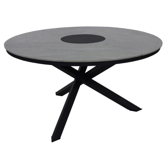 Brafab Kenora matbord svart Ø130 cm
