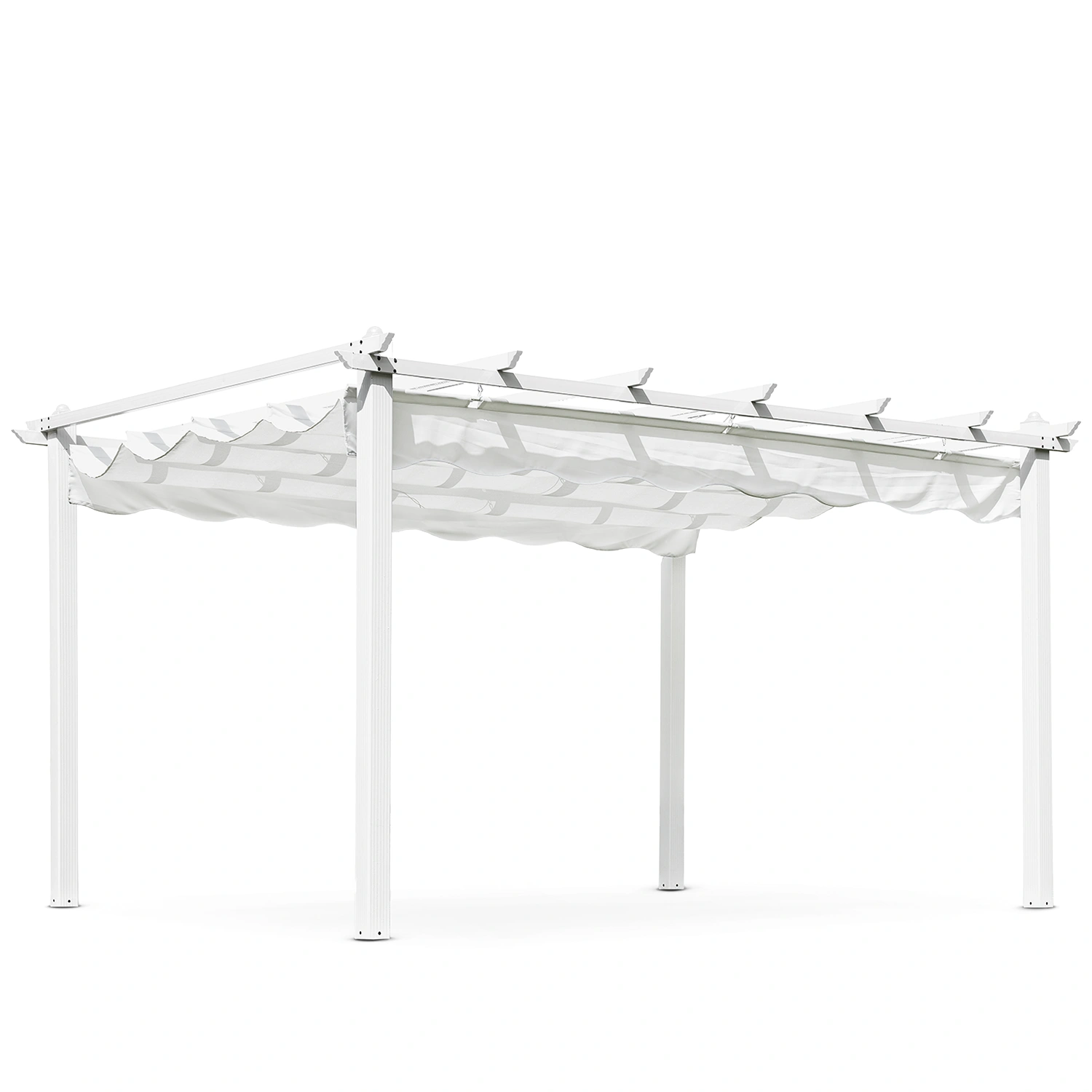 Product Image for Skanör pergola vit/natur 300x400 cm