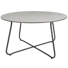 Taverny soffbord svart/Terrazzo Ø85 cm