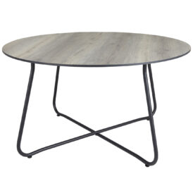 Taverny soffbord svart/Natur Trä Ø85 cm