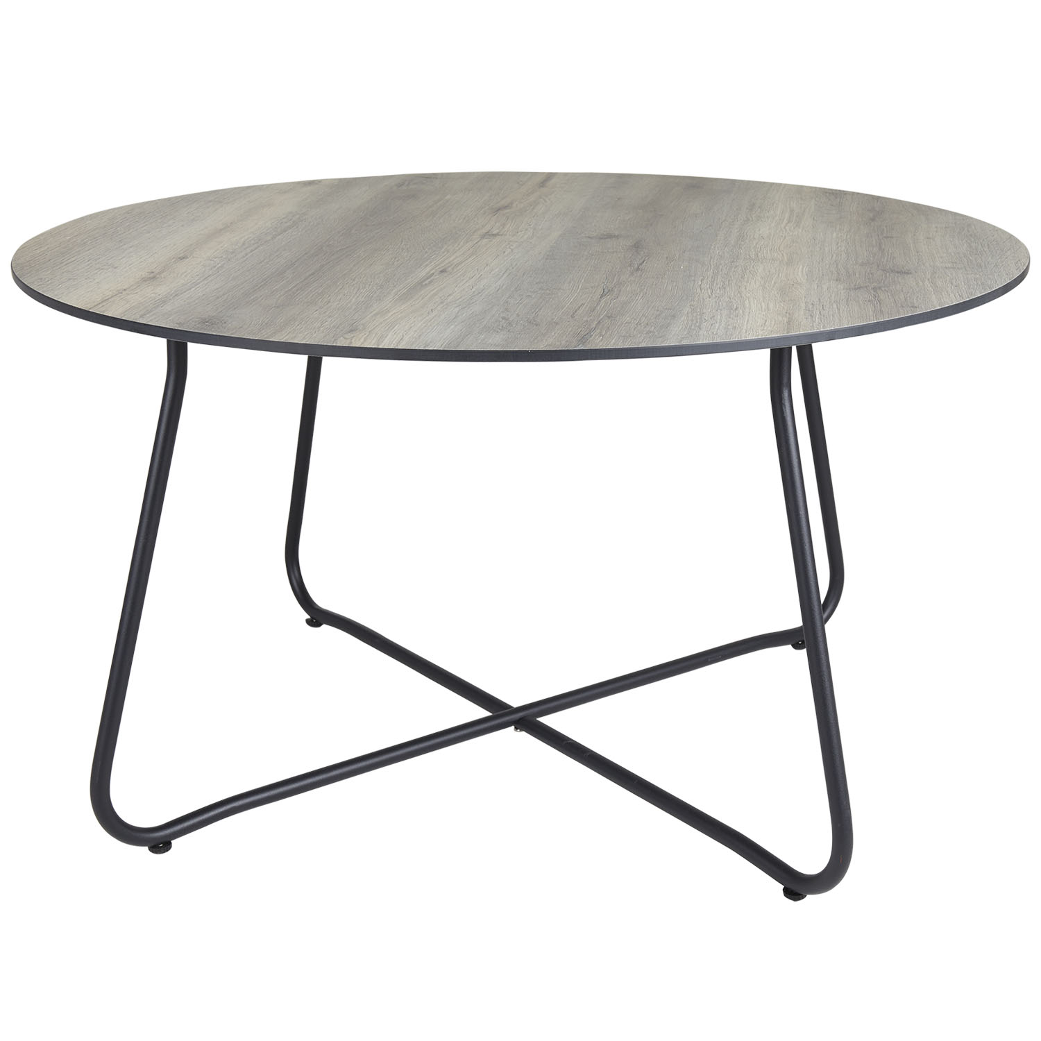 Product Image for Taverny soffbord svart/Natur Trä Ø85 cm