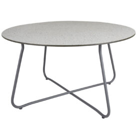 Taverny soffbord antracit/Terrazzo Ø85 cm