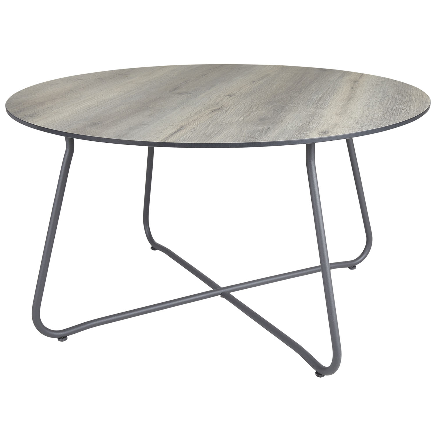Product Image for Taverny soffbord antracit/Natur Trä Ø85 cm