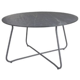 Taverny soffbord antracit/Mörkgrå Sten Ø85 cm