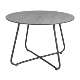 Taverny soffbord svart/Grå Trä Ø65 cm