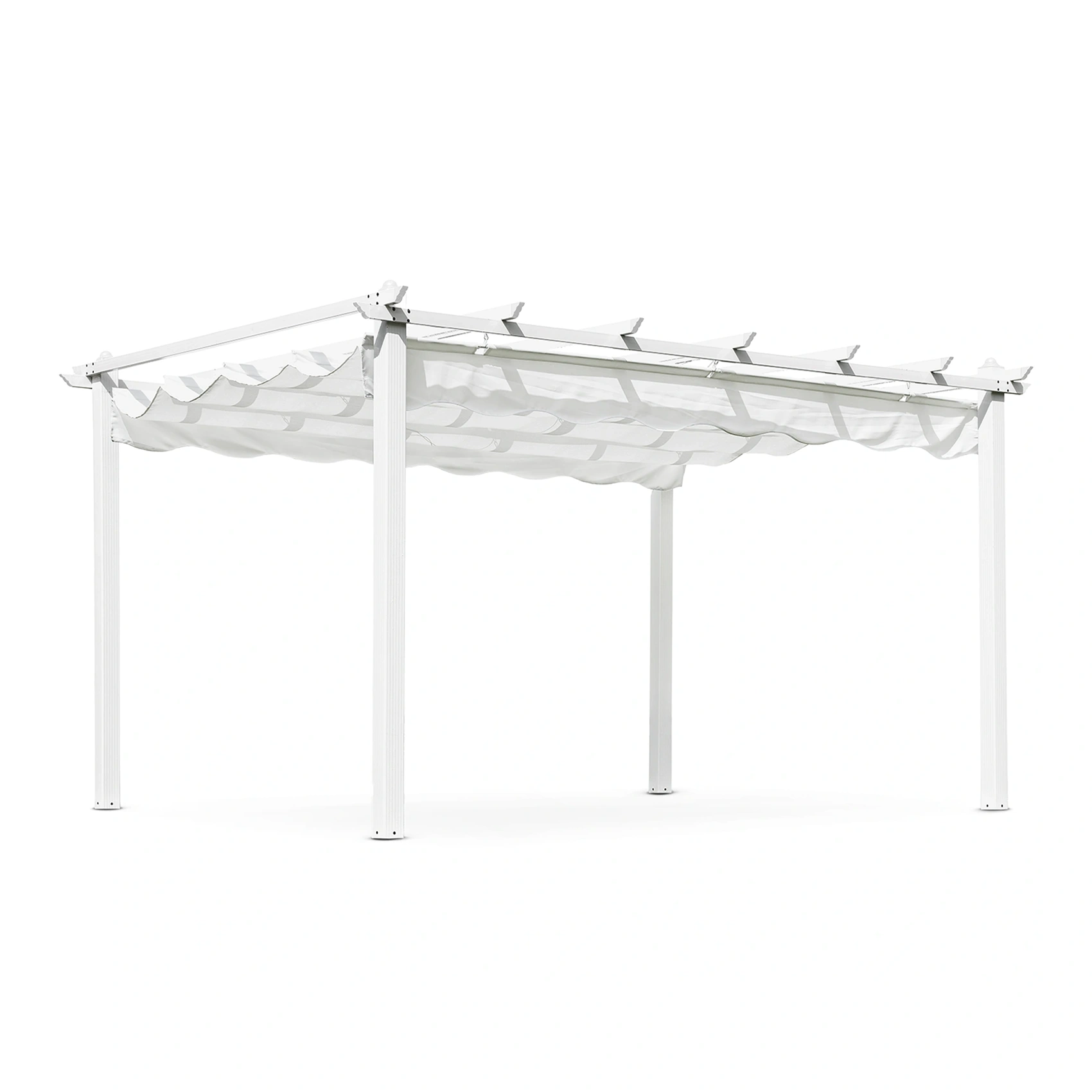 Product Image for Skanör pergola vit/natur 300x400 cm