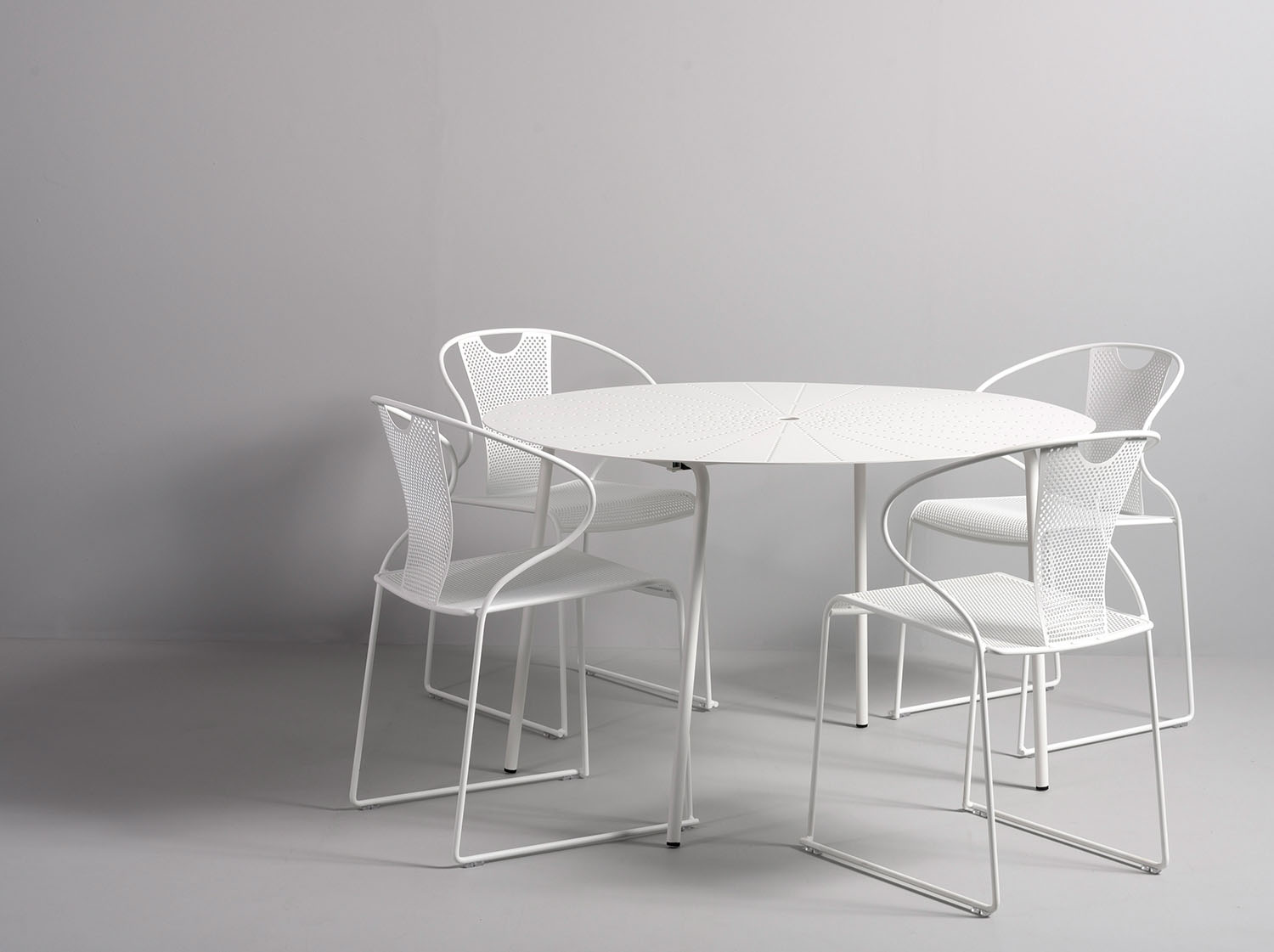 Piazza bord antracit Ø120 cm