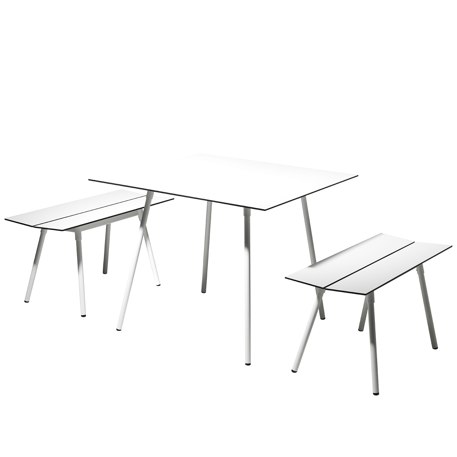 Ella bord vit 90x90 cm