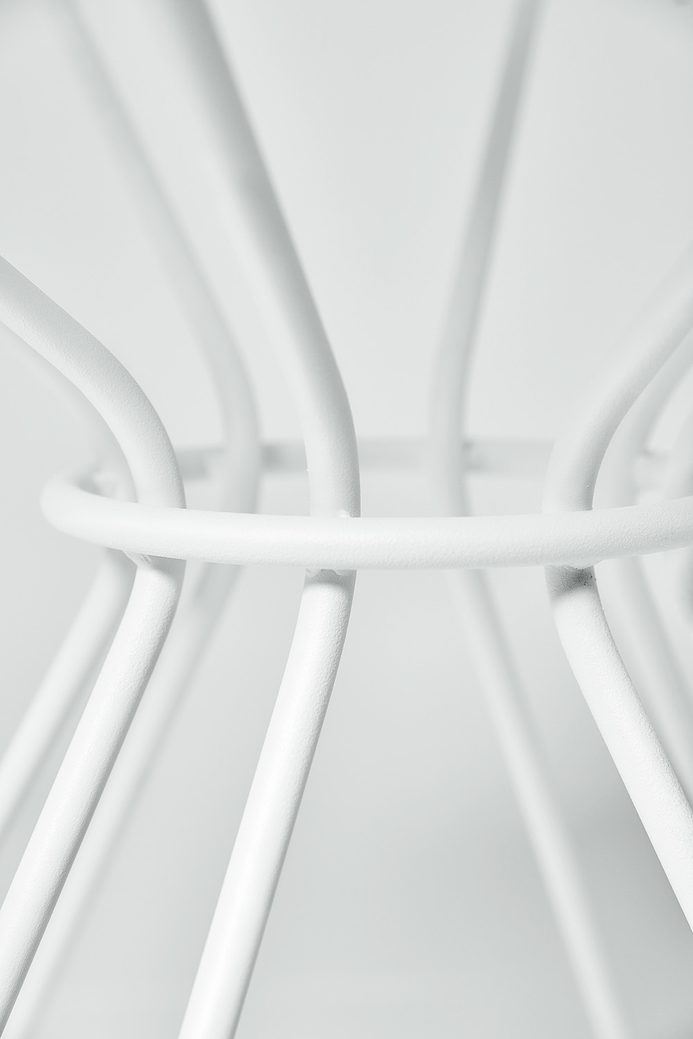 Sunflower bord vit Ø75 cm