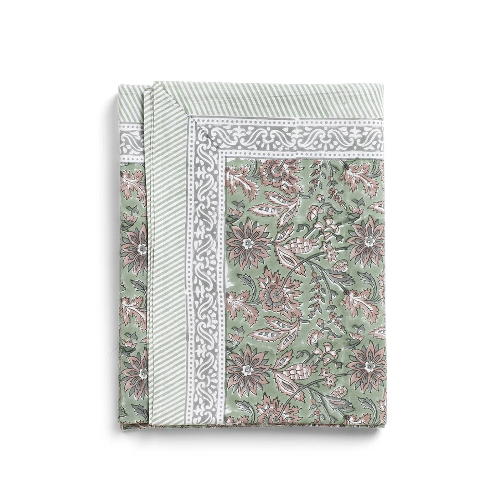 Bordsduk Indian Summer grön, 170x270 cm