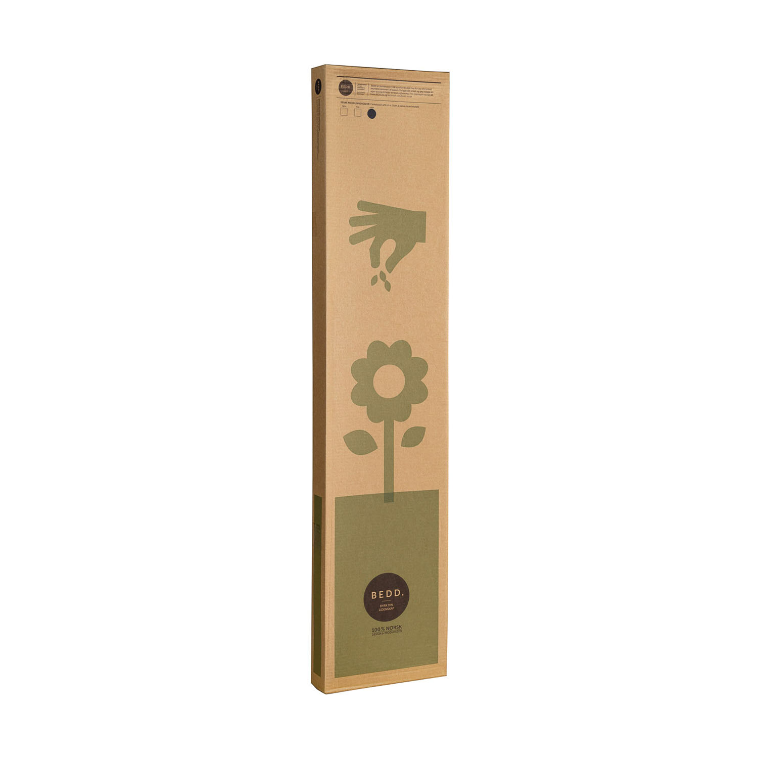 Product Image for BEDD paneler grålack 120x25 cm, 2-pack