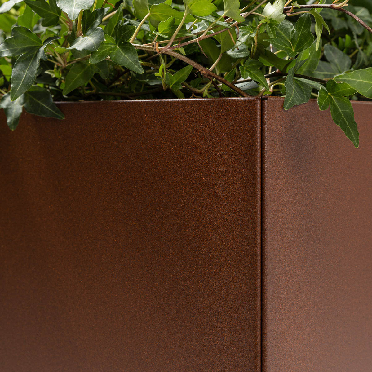 BEDD odlingslåda, Rostlack 80x40x25 cm