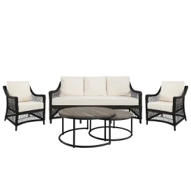 Marbella/Anson soffgrupp black twist