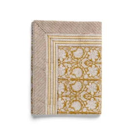 Bordsduk Paradise Lion Yellow, 160x160 cm