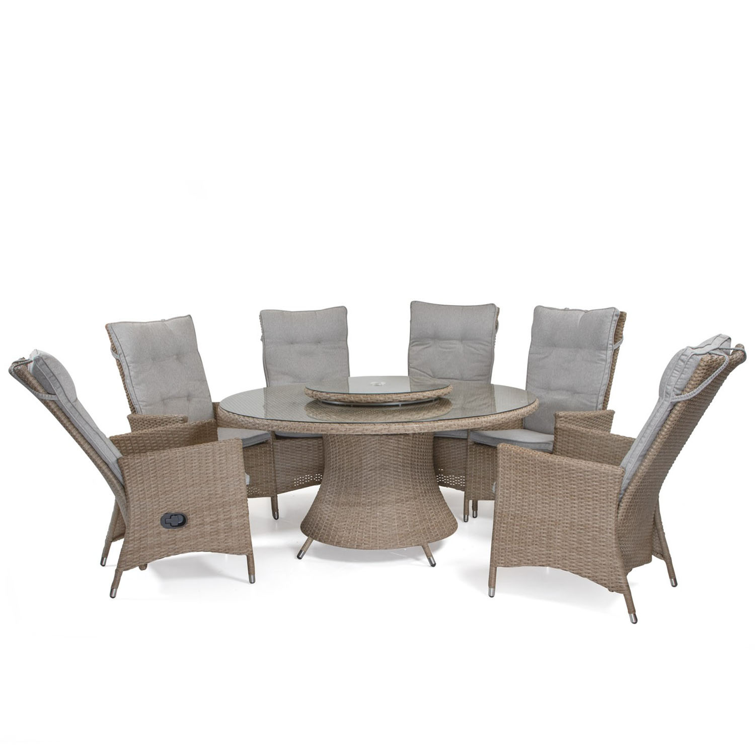 Georgia Lyx matgrupp rund natur, 6+1 - Bild 3