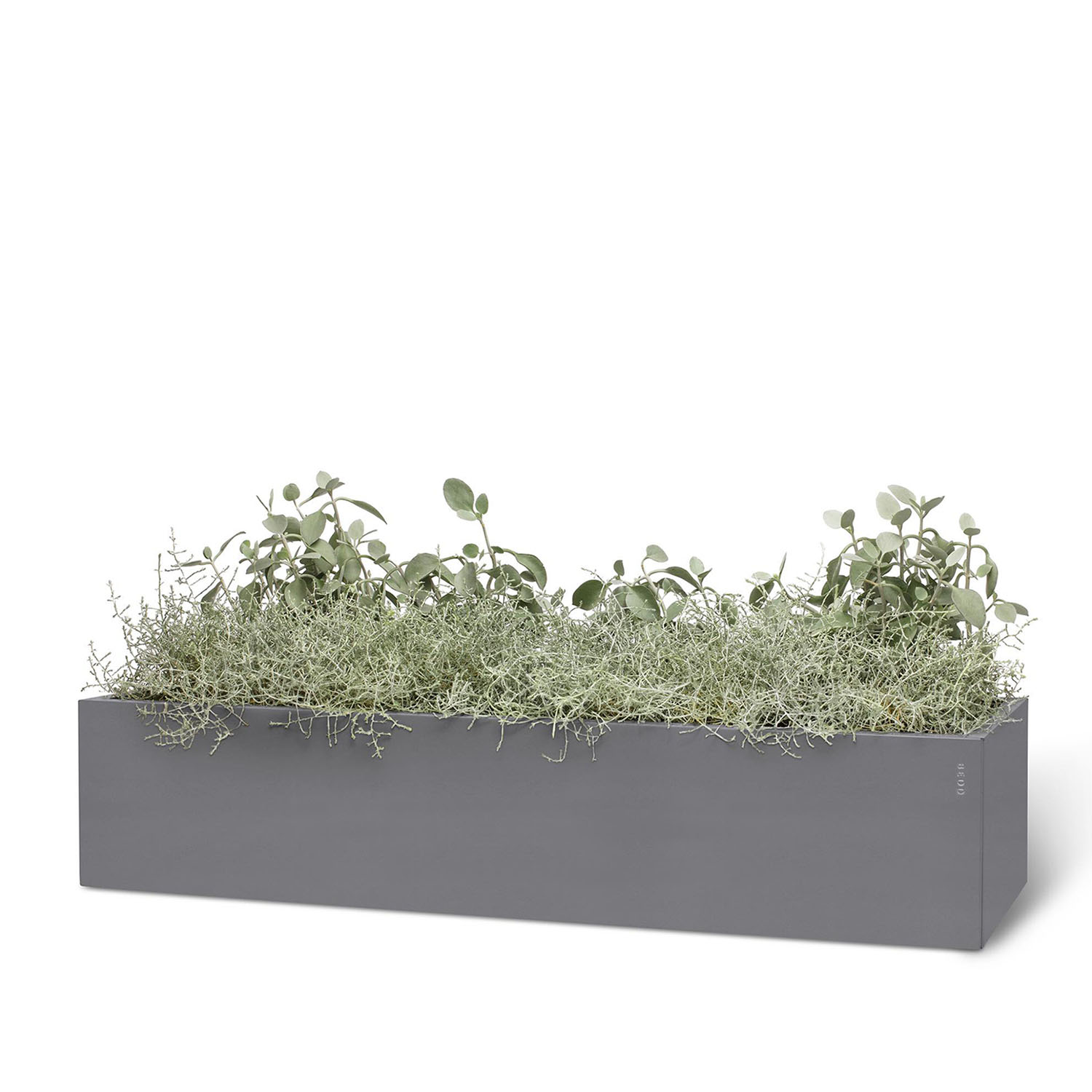 BEDD odlingslåda, Grå 120x40x25 cm