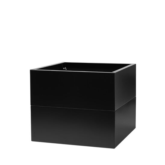 BEDD odlingslåda, Svart 60x60x50 cm