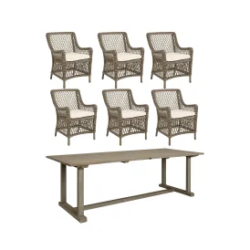 Marbella/Palermo matgrupp vintage grey