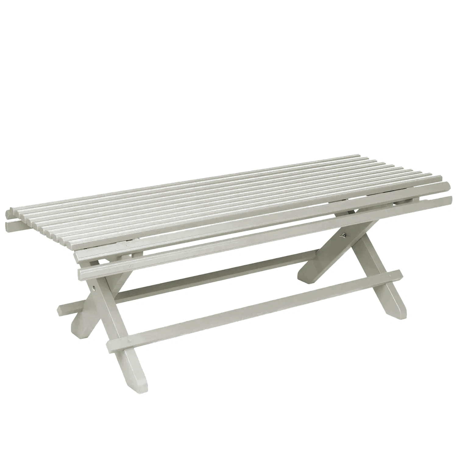 Sundborn bänk pärlgrå 145 cm