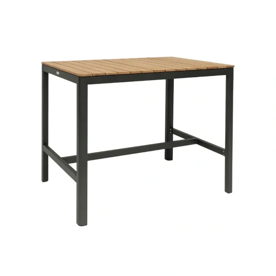 Ekeryd barbord antracit/teak
