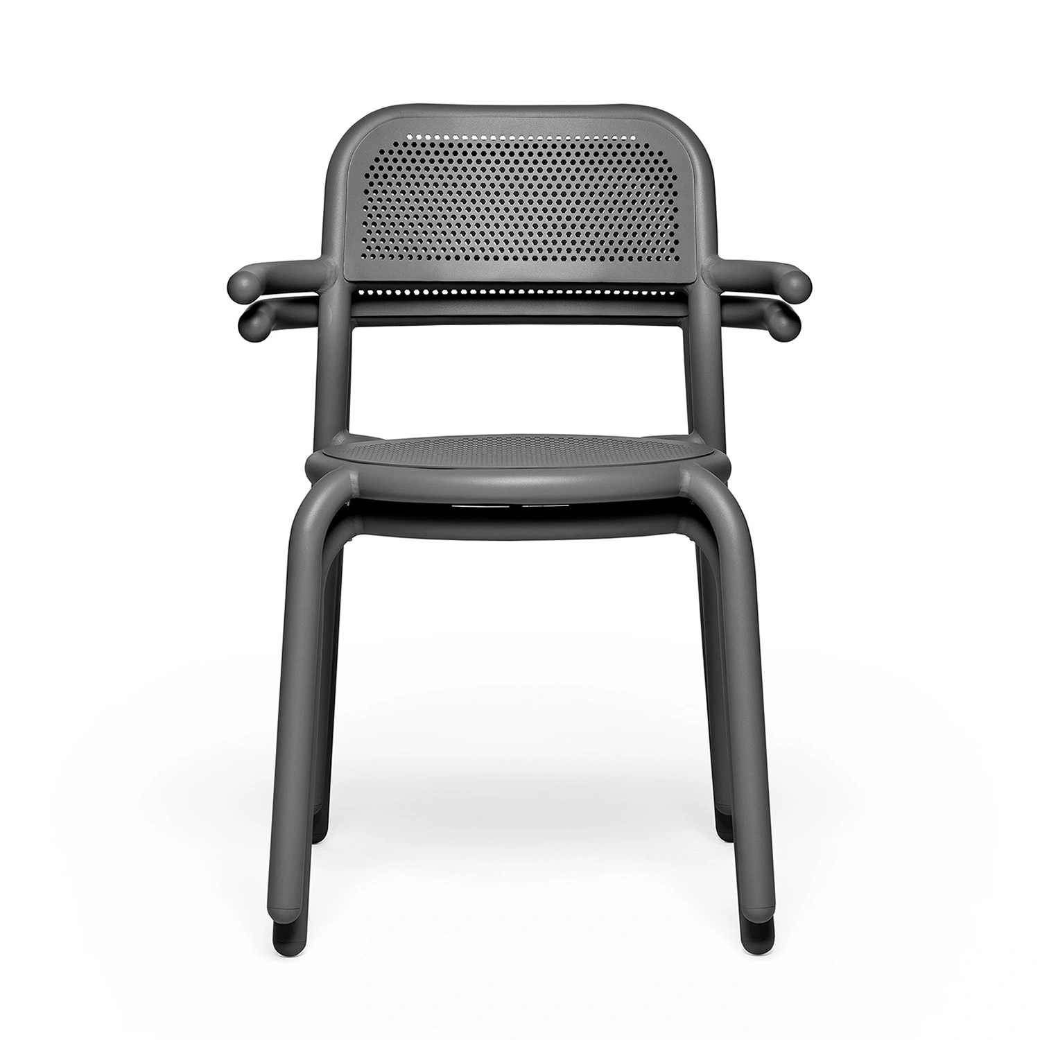 Toní karmstol antracit, 2-pack