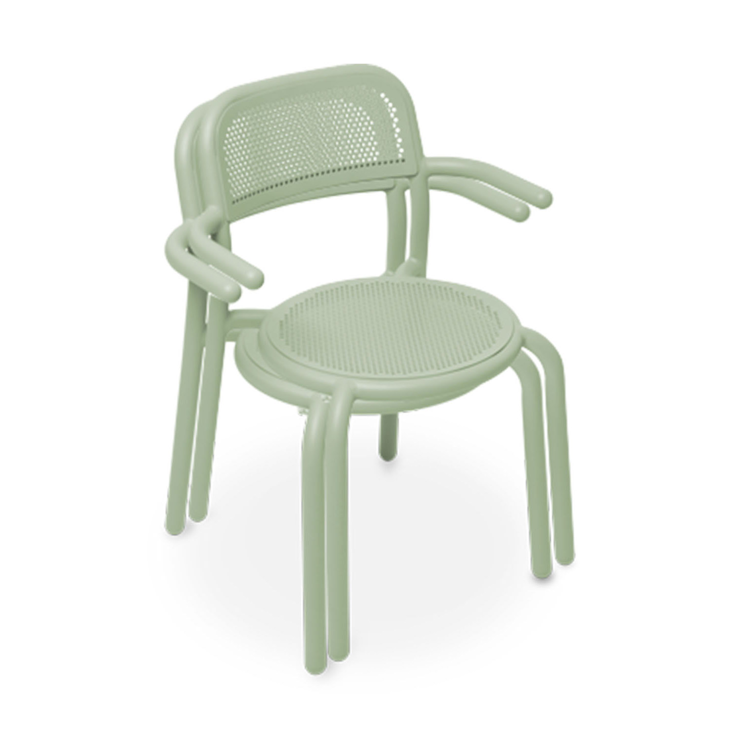 Product Image for Toní karmstol mistgrön, 2-pack
