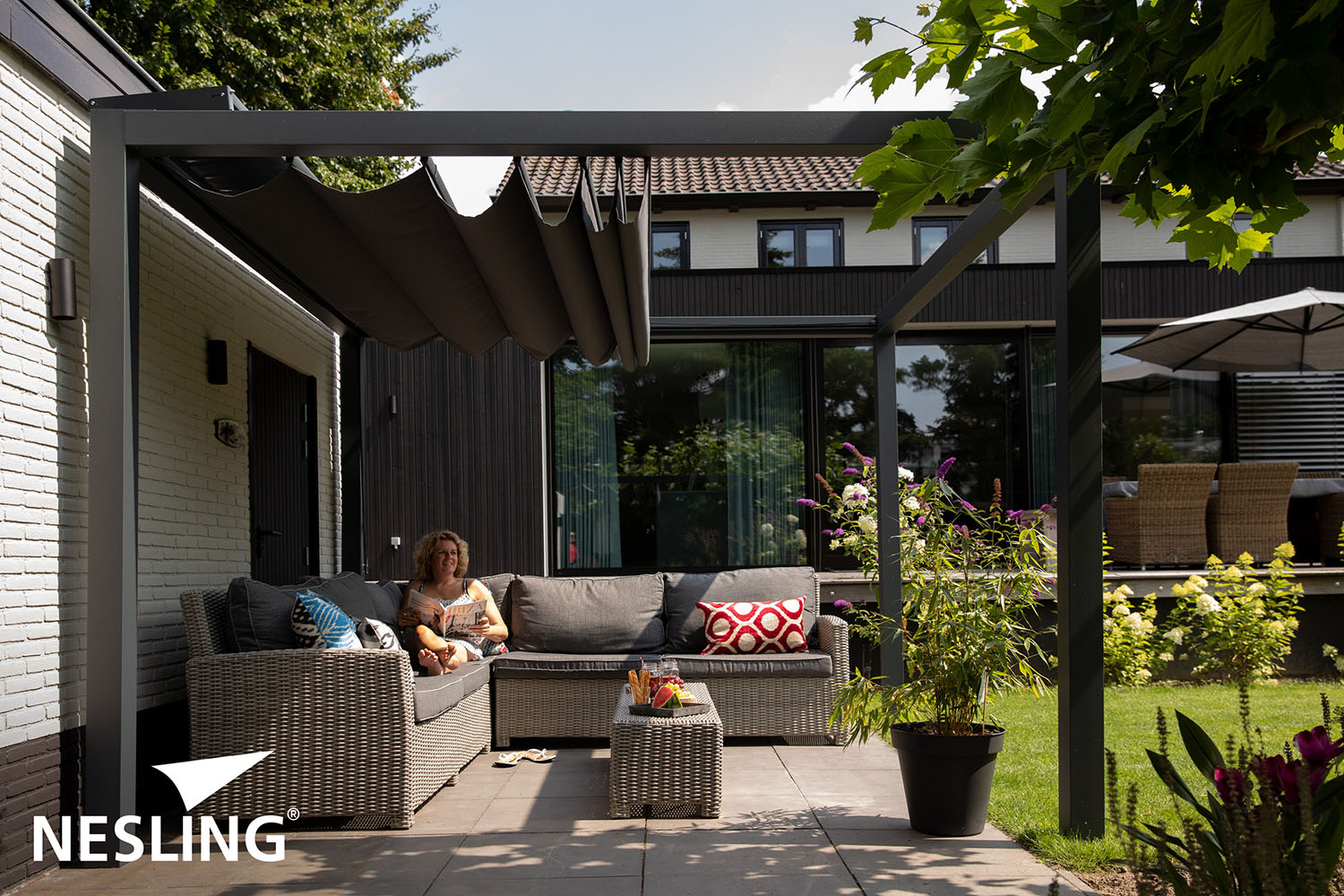 Prosail regntätt pergolatak 297x397 cm