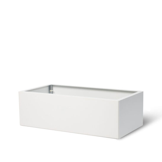 BEDD odlingslåda, Vit 80x40x25 cm