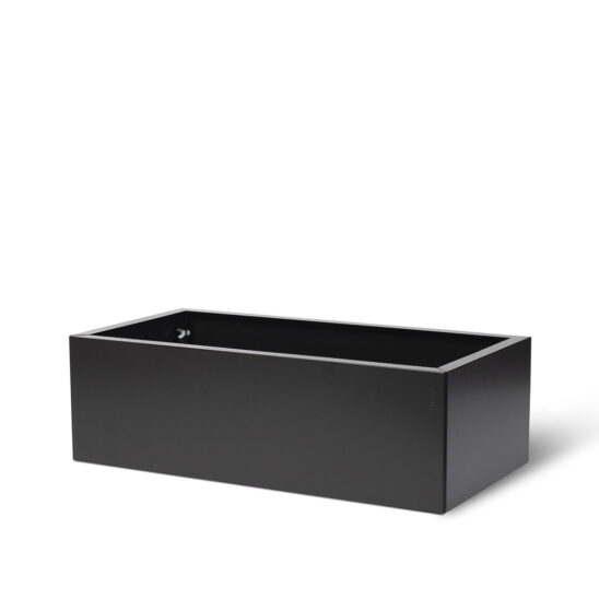 BEDD odlingslåda, Svart 80x40x25 cm