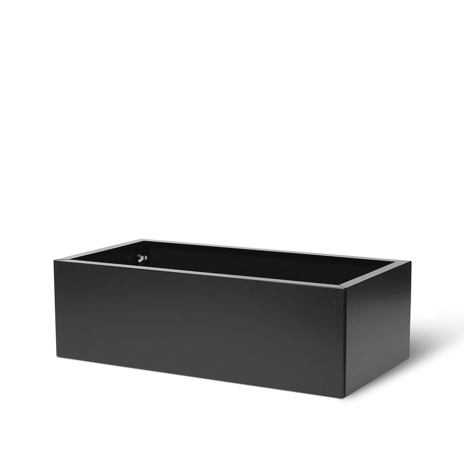 BEDD odlingslåda, Svart 80x40x25 cm