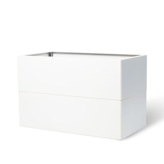 BEDD odlingslåda, Vitlack 80x40x50 cm