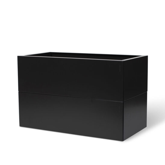 BEDD odlingslåda, Svartlack 80x40x50 cm