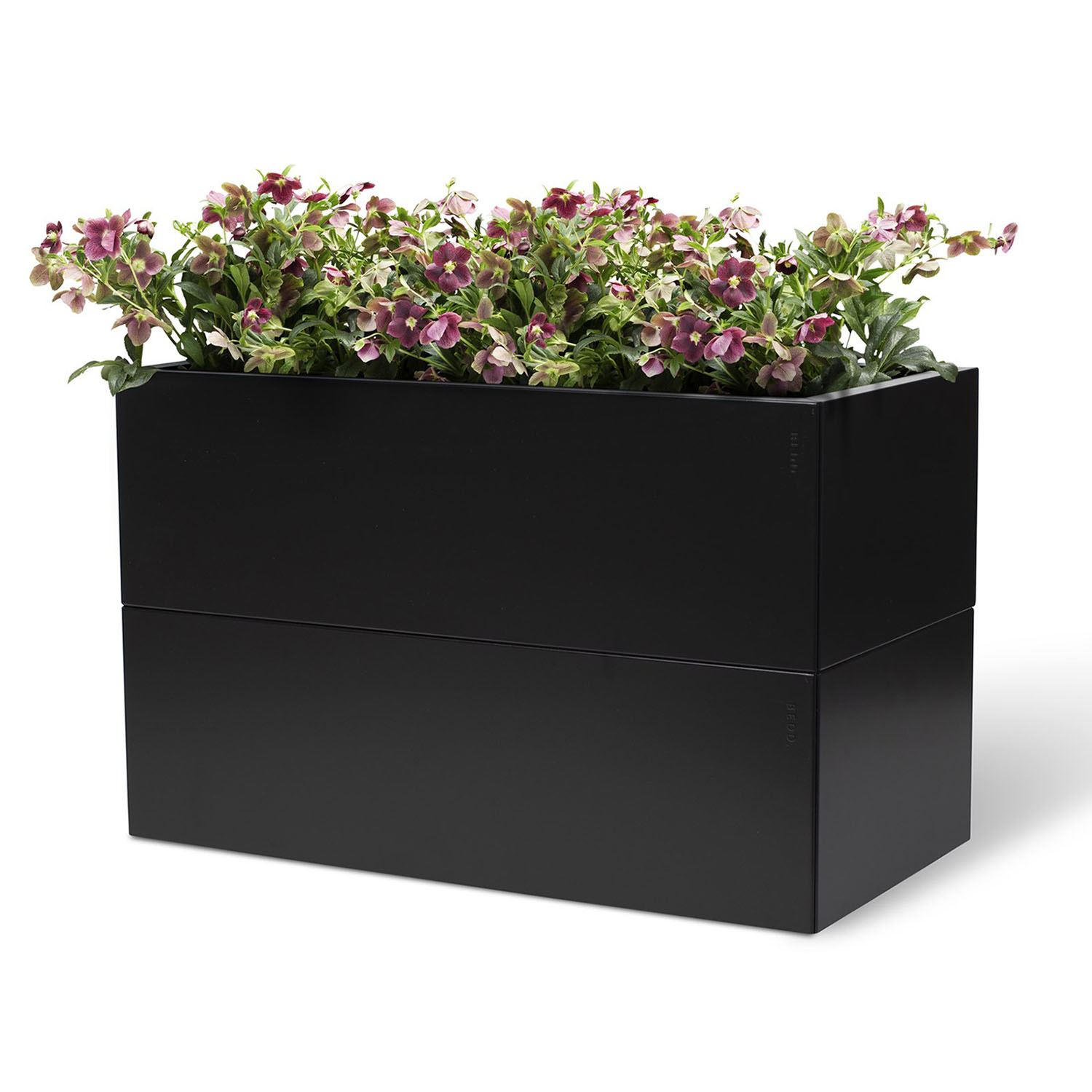 BEDD odlingslåda, Svartlack 80x40x50 cm