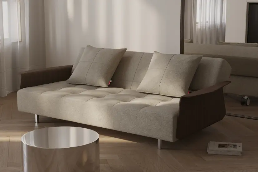 Long Horn E.L. bäddsoffa med armstöd