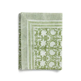 Bordsduk Paradise grön, 160x160 cm