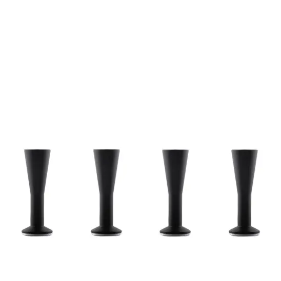 Design matt svart metall 12 cm