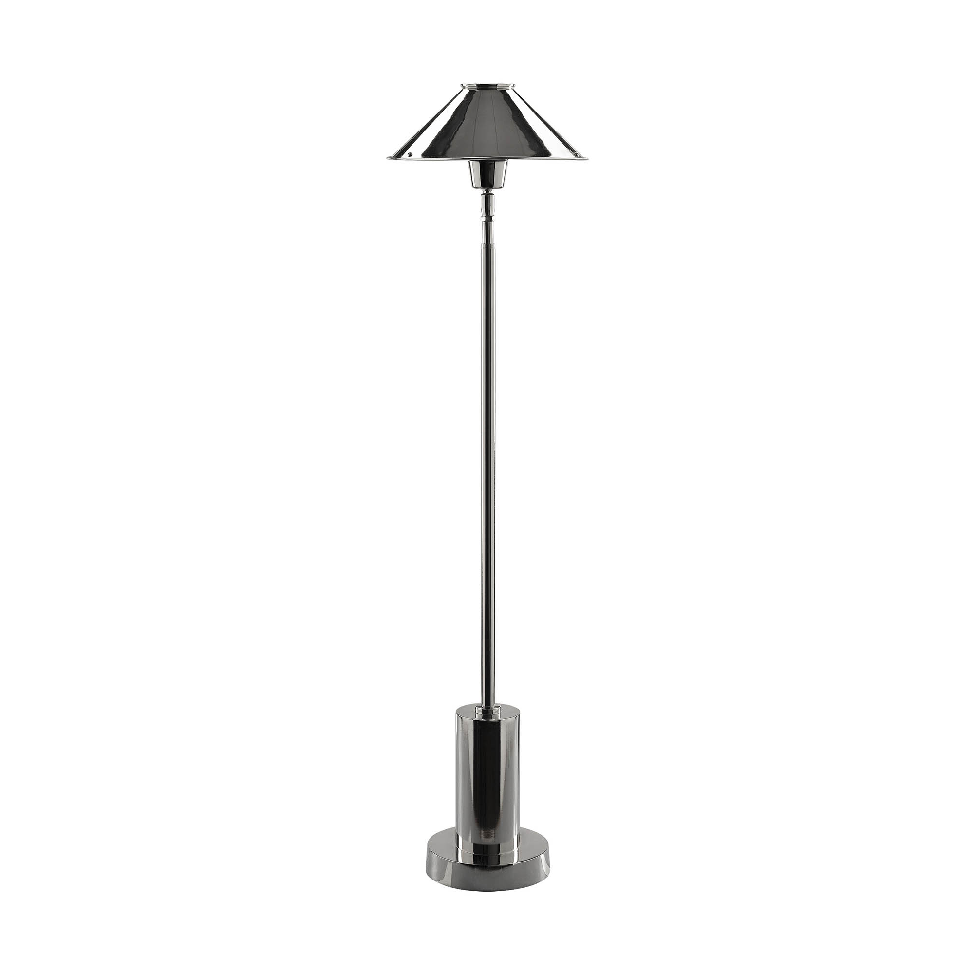 Armando Slim lampfot bordslampa Shiny Black Nickel