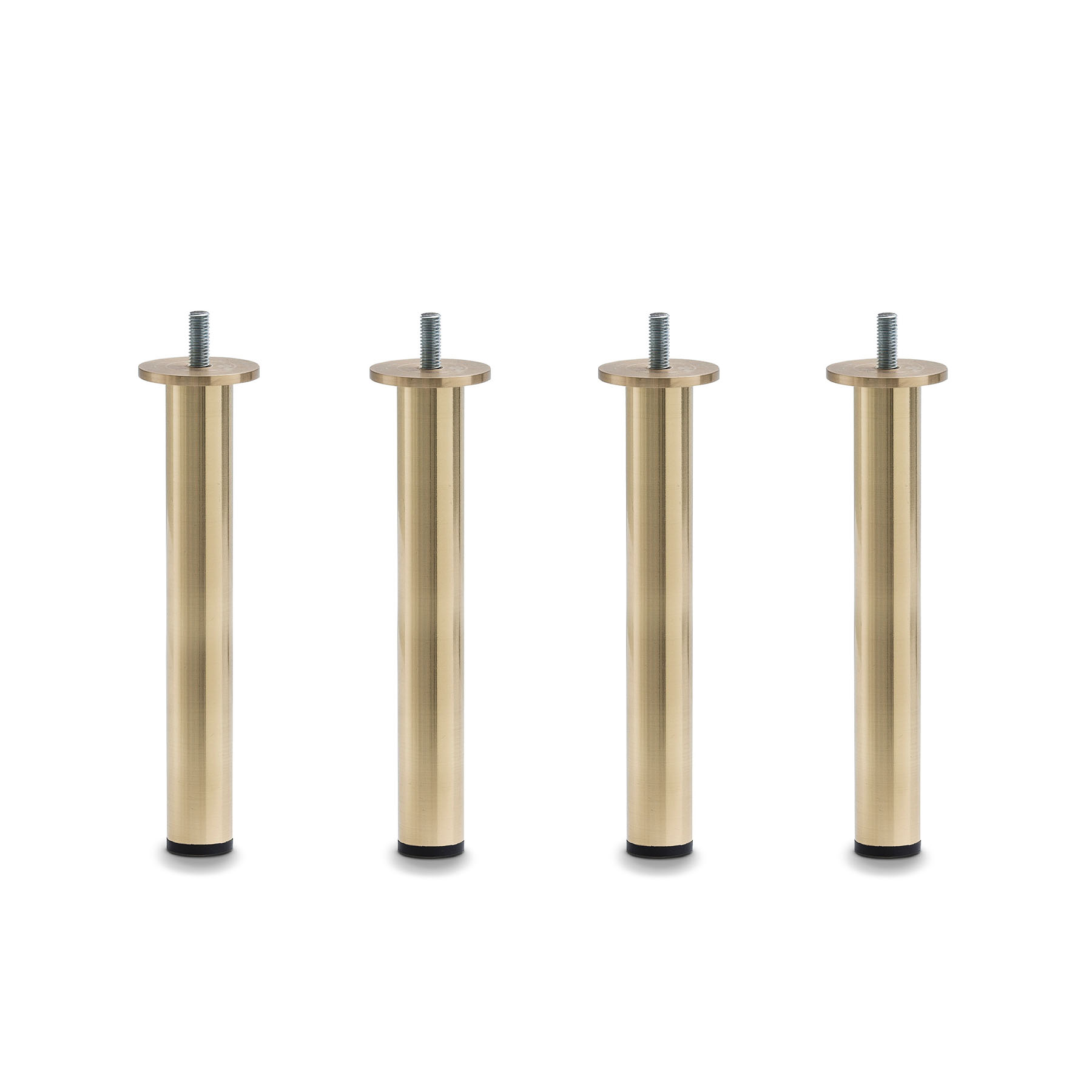 Product Image for Runda smala sängben i mässingsfärgad stål