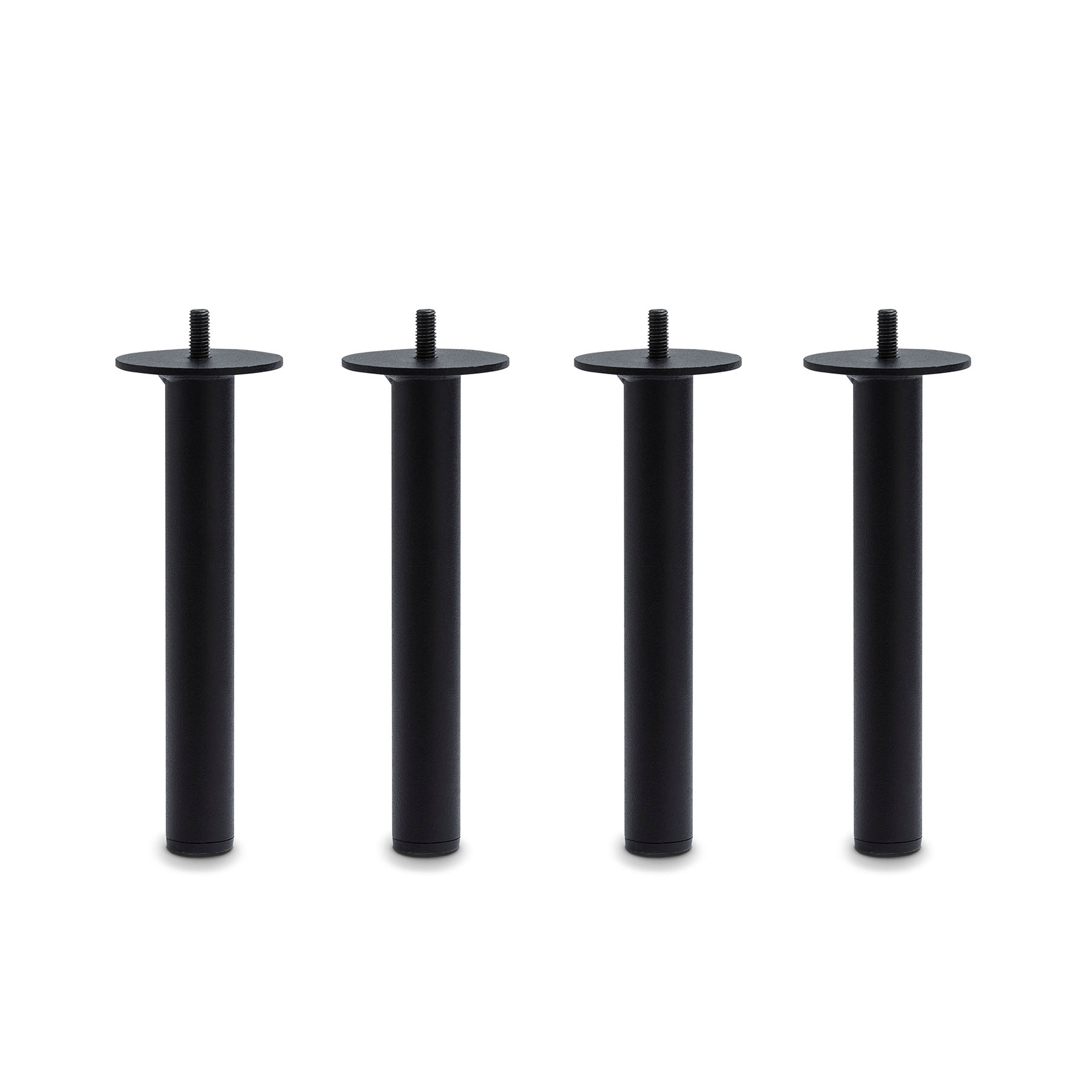 Product Image for Runda smala sängben i svart stål