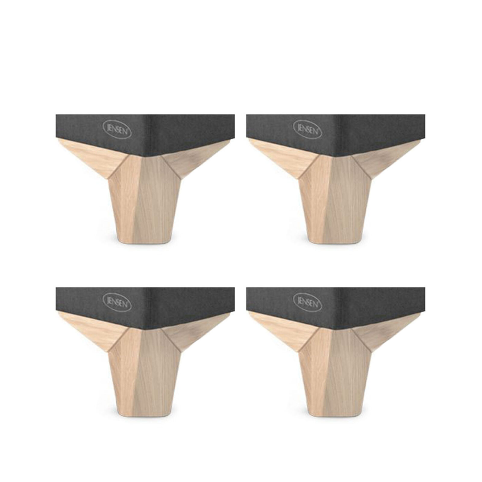 Eicon sängben vitlaserad ek 14 cm